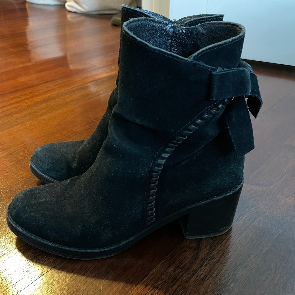 Ugg Black Suede Booties